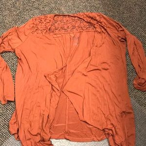 Torrid Super Soft Lace Shoulder Drape Cardigan 2X